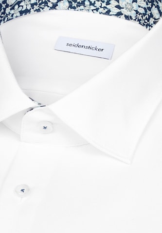 Coupe slim Chemise business SEIDENSTICKER en blanc