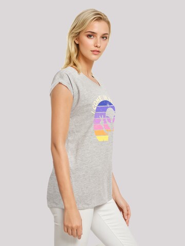 T-shirt 'Alien Peace Sunset' F4NT4STIC en gris