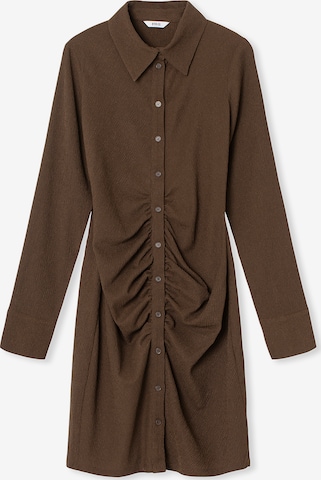 Envii Shirt Dress 'Sweetie' in Brown: front