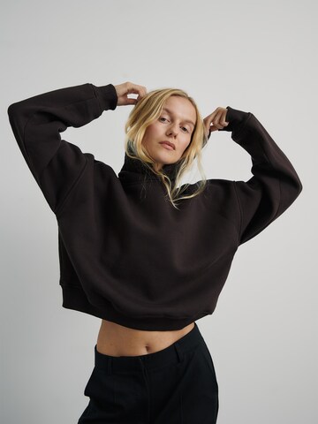 ABOUT YOU x Marie von Behrens Sweatshirt 'Paloma' in Brown: front