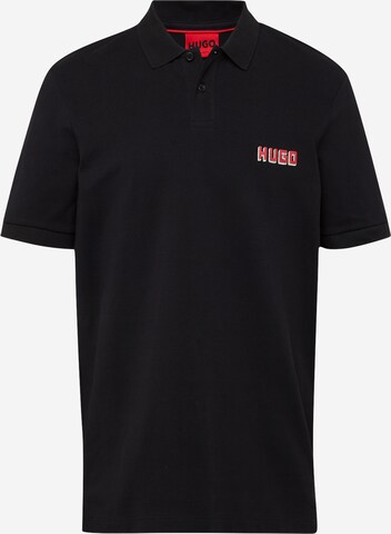 Maglietta 'Diqonos' di HUGO in nero: frontale