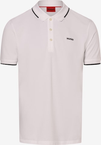 balta HUGO Marškinėliai 'Dinoso': priekis