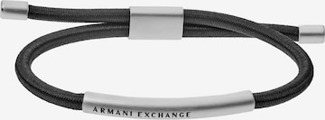 Brățară de la ARMANI EXCHANGE pe negru: față