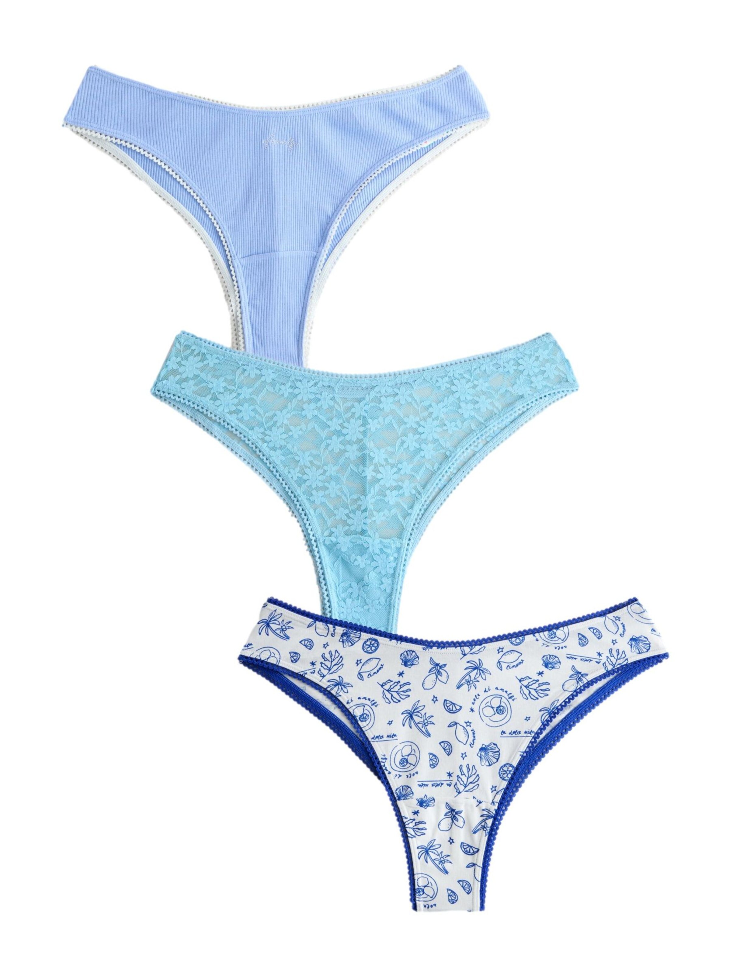 Next Slip in Blau: Vorderseite