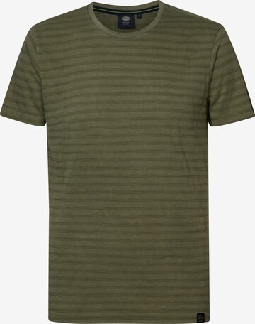 Petrol Industries Shirt in Green: front