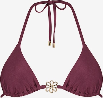 Triangolo Top per bikini 'Yucatan' di Hunkemöller in rosso: frontale