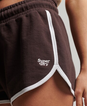 Superdry Regular Pants in Brown