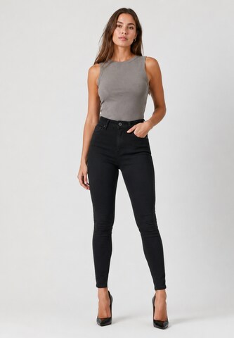Elara - Skinny Calças de ganga em preto: frente