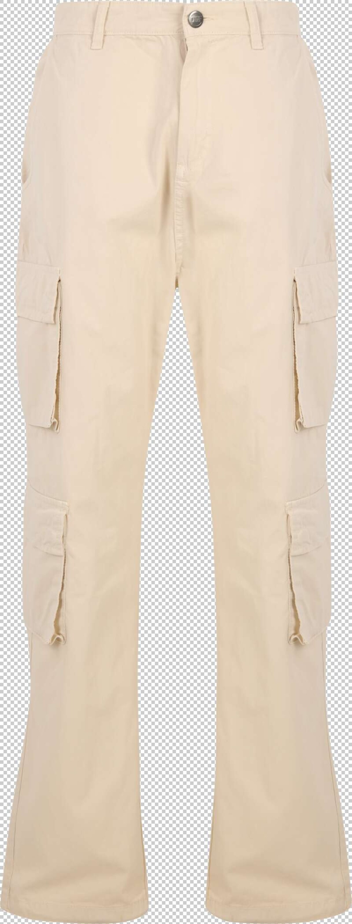 DEF Cargo trousers in Beige: front