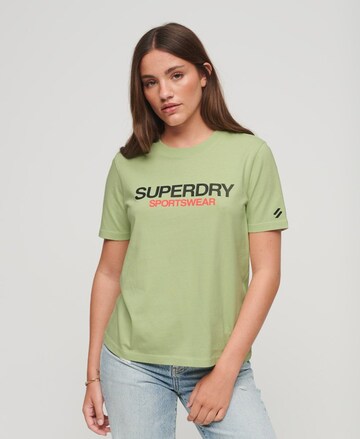 Superdry Shirt in Groen: voorkant