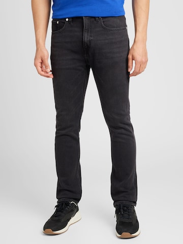 HUGO Blue Slimfit Jeans 'Ash' in Grijs: voorkant