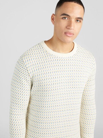 KnowledgeCotton Apparel Sweater in White