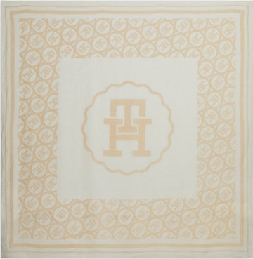 Foulard 'Monogram Stamp' TOMMY HILFIGER en beige : devant