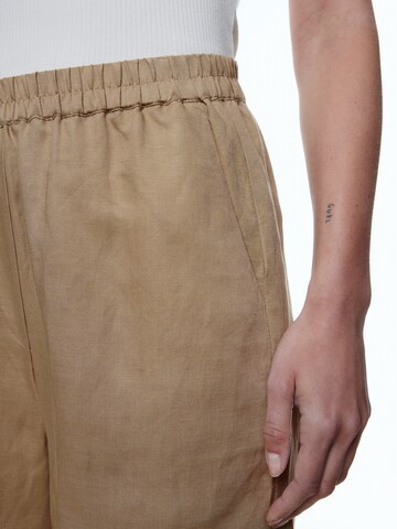 Wide leg Pantaloni 'Benja' de la EDITED pe bej