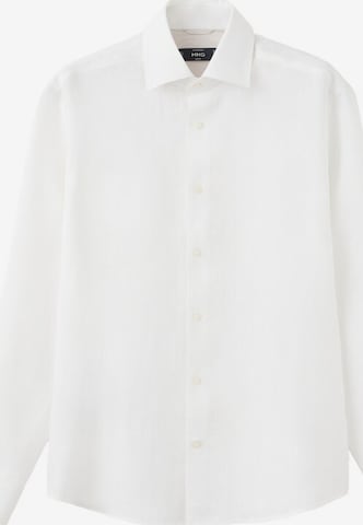 MANGO MAN Button Up Shirt 'Tucan' in White: front