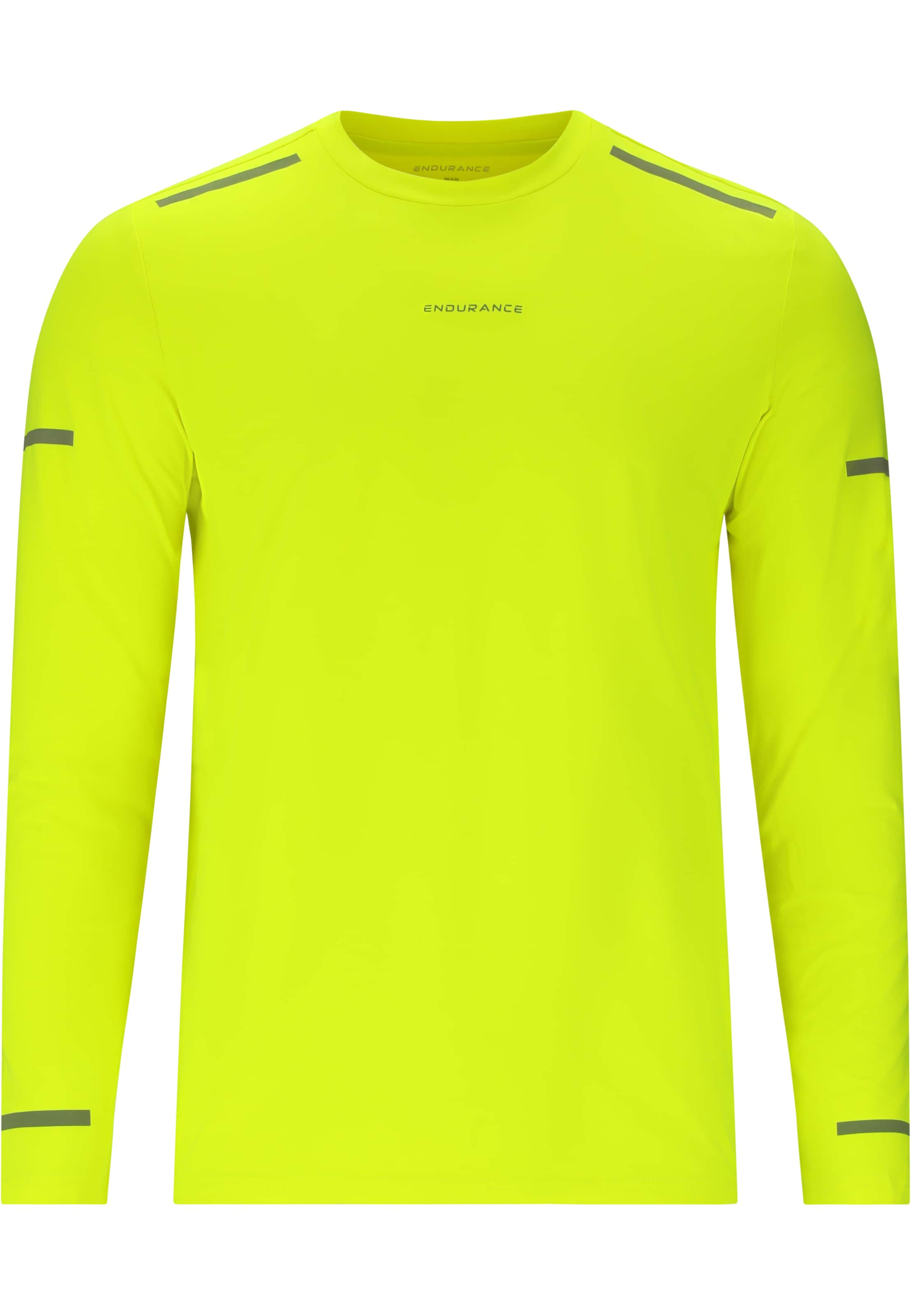 ENDURANCE Functioneel shirt 'Ailey' in Geel: voorkant