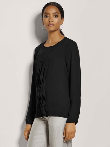 MADELEINE Bluse in Schwarz: Vorderseite