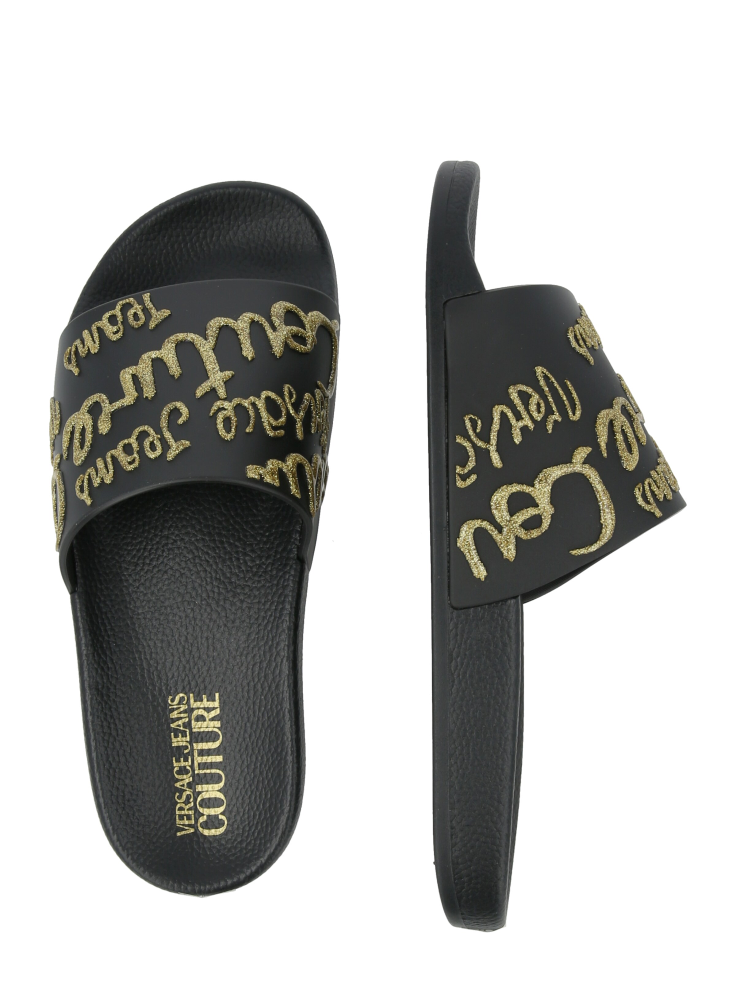 Versace Jeans Couture Šľapky 'SHELLY' - Čierna