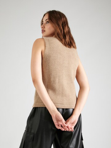 ABOUT YOU x Emili Sindlev Knitted vest 'Juli' in Brown