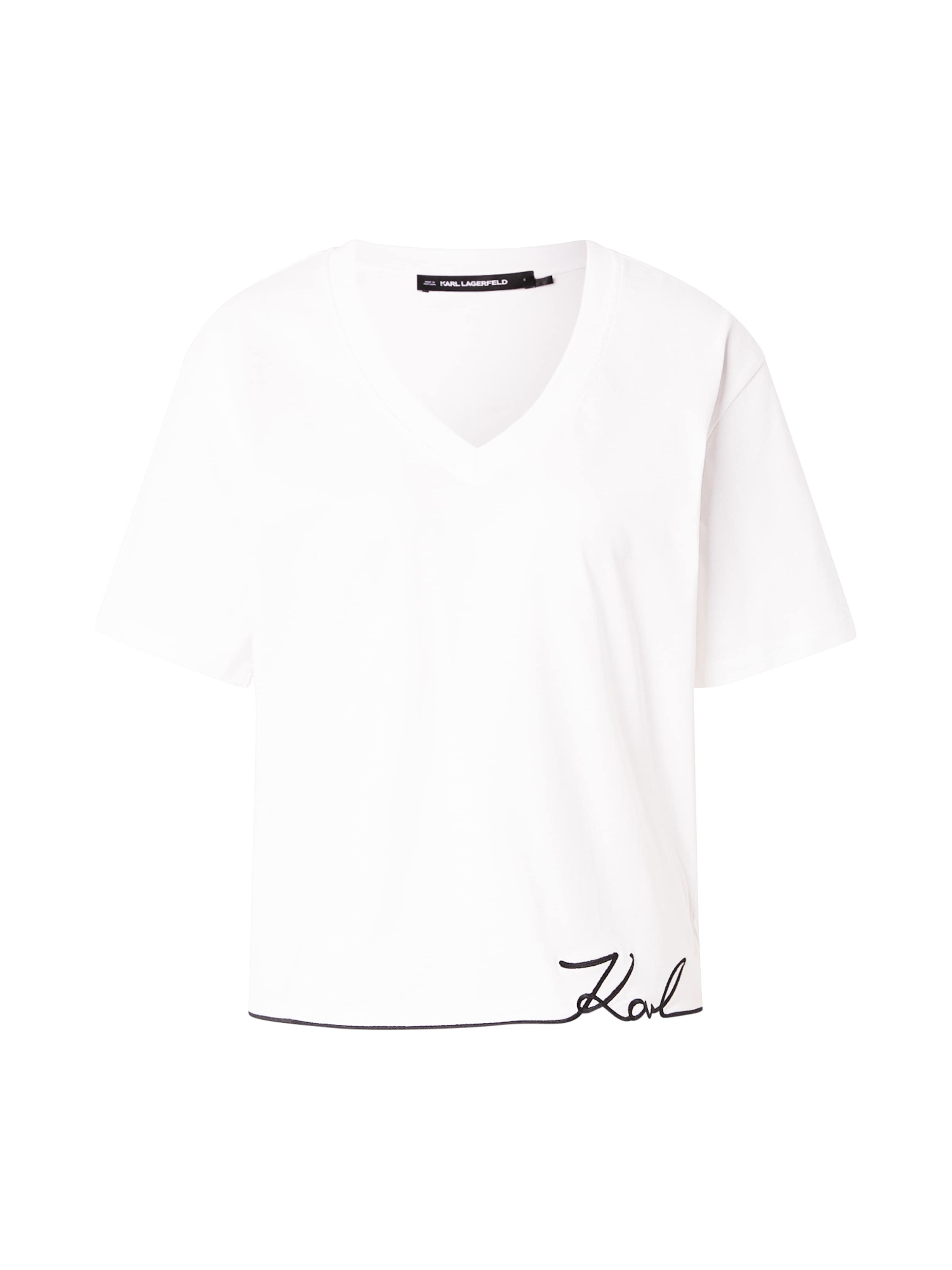 Karl Lagerfeld Shirt in Wit: voorkant