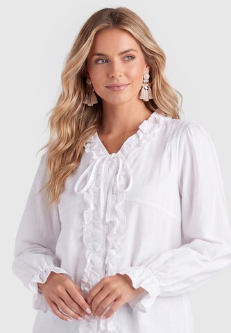 IZIA - Blusa en blanco