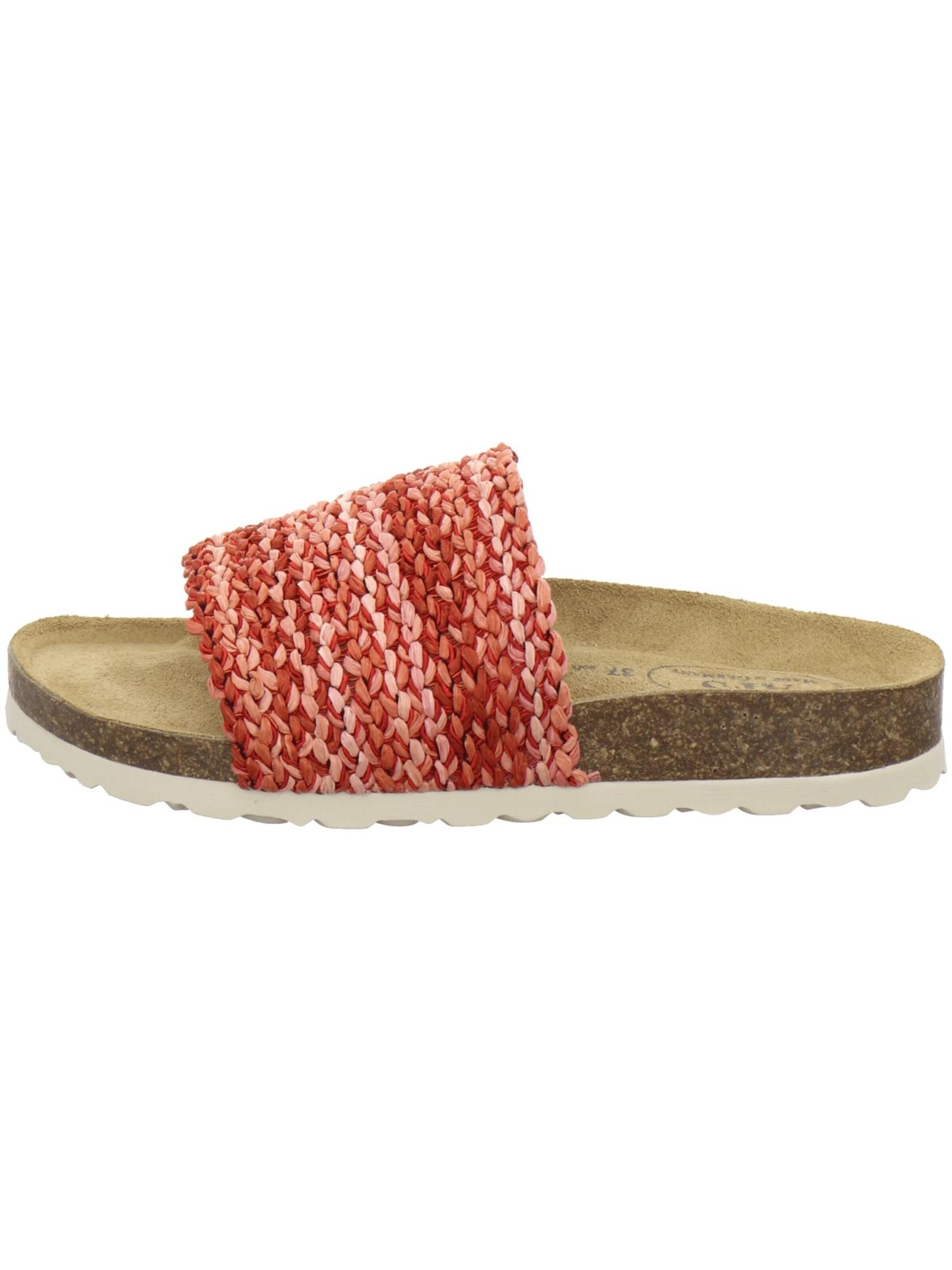AFS-Schuhe Muiltjes 'Modische Pantolette Damen Stretchband' in Oranje