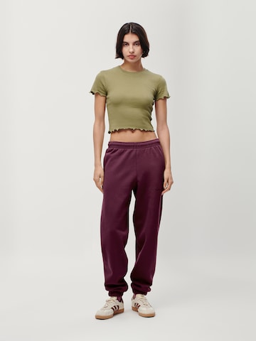 Tapered Pantaloni 'Ruby' de la LeGer by Lena Gercke pe mov