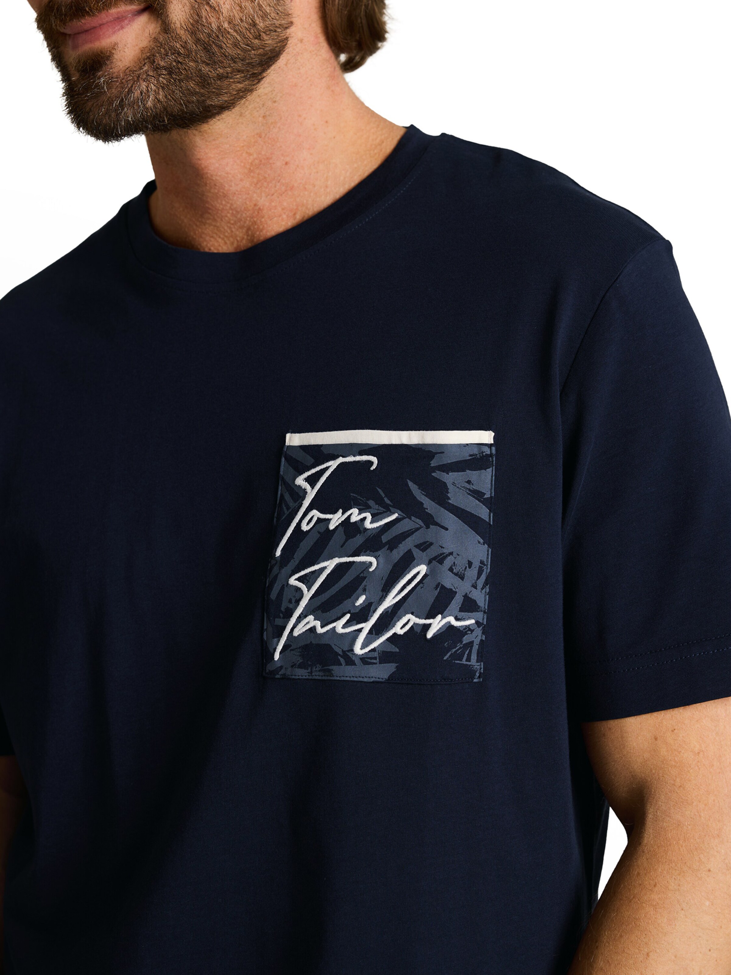 TOM TAILOR T-Shirt in Blau