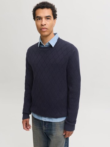 JACK & JONES Sweater 'Blacole' in Blue