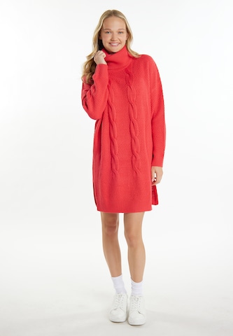 MYMO Трикотажное платье 'Biany' в Красный