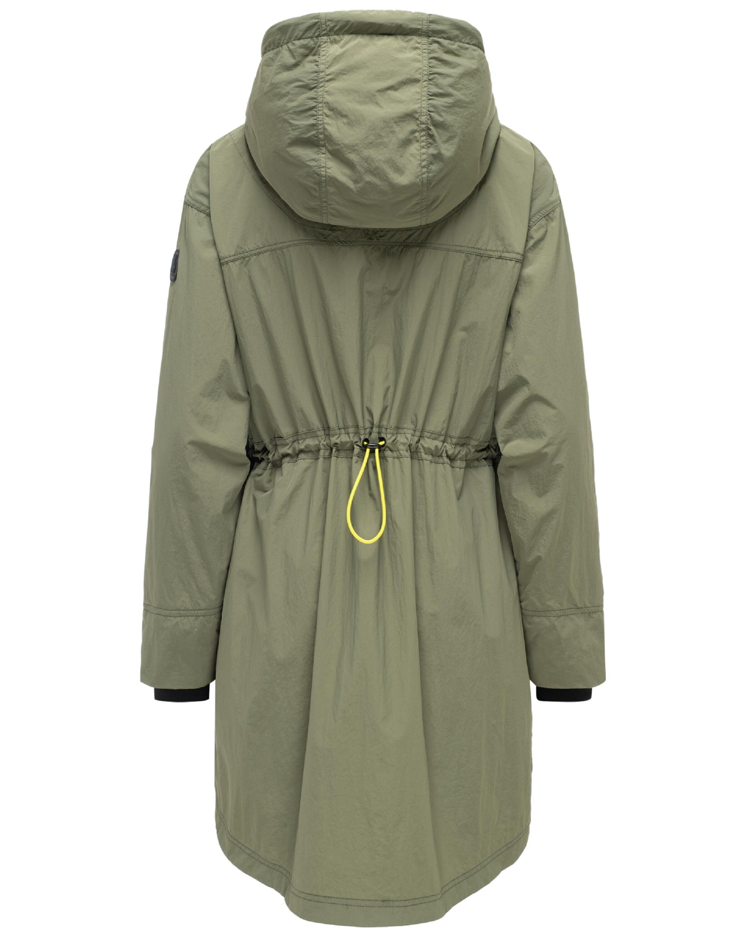 MARIKOO Between-seasons coat 'Trüffelbonbon 16' in Green