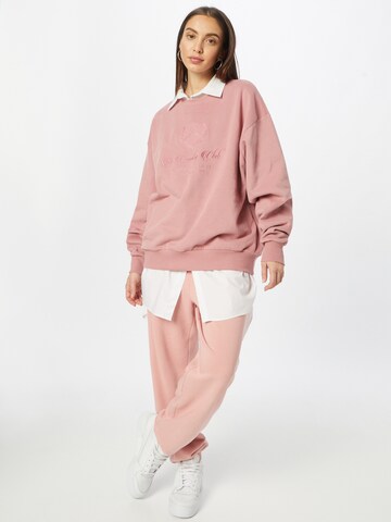 River Island Sweatshirt 'COUNTRY CLUB' in Roze