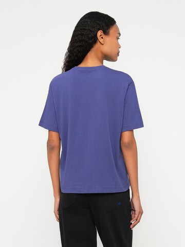 KARL LAGERFELD JEANS Shirts 'Outline' i blå: tilbage