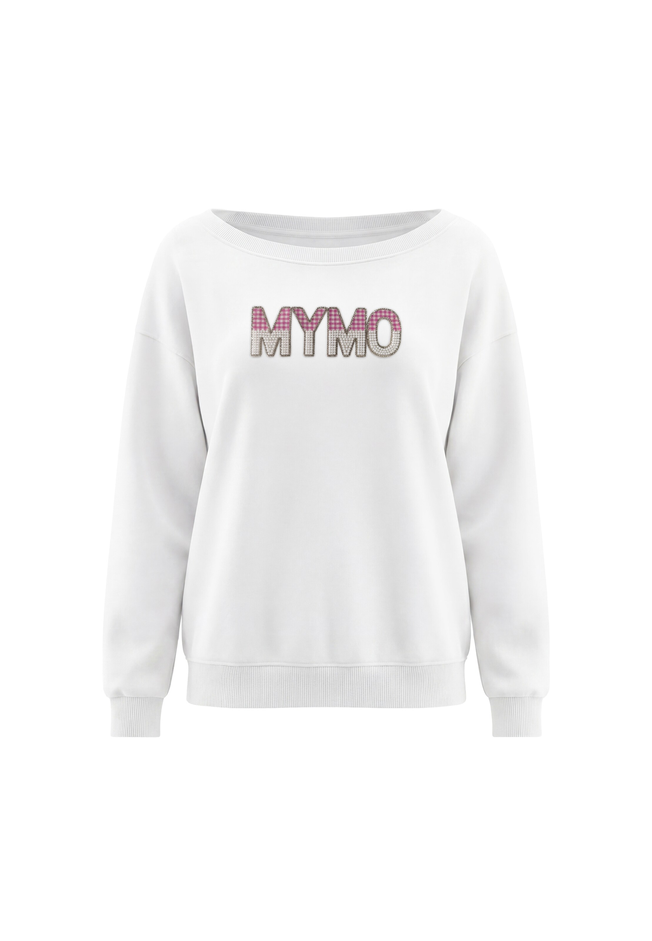 MYMO - Sudadera en blanco: frente