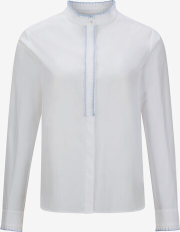 Rich & Royal Blouse in White: front