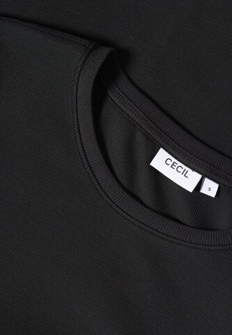 CECIL T-Shirt in Schwarz