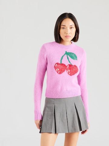 Nasty Gal Pullover 'Cherry' i pink