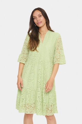 SAINT TROPEZ Kleid 'Zanna' in Grün: Vorderseite