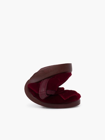 Ballerines Pisamonas en rouge
