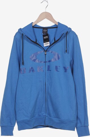 OAKLEY Sweatshirt & Zip-Up Hoodie in XL in Blue: front