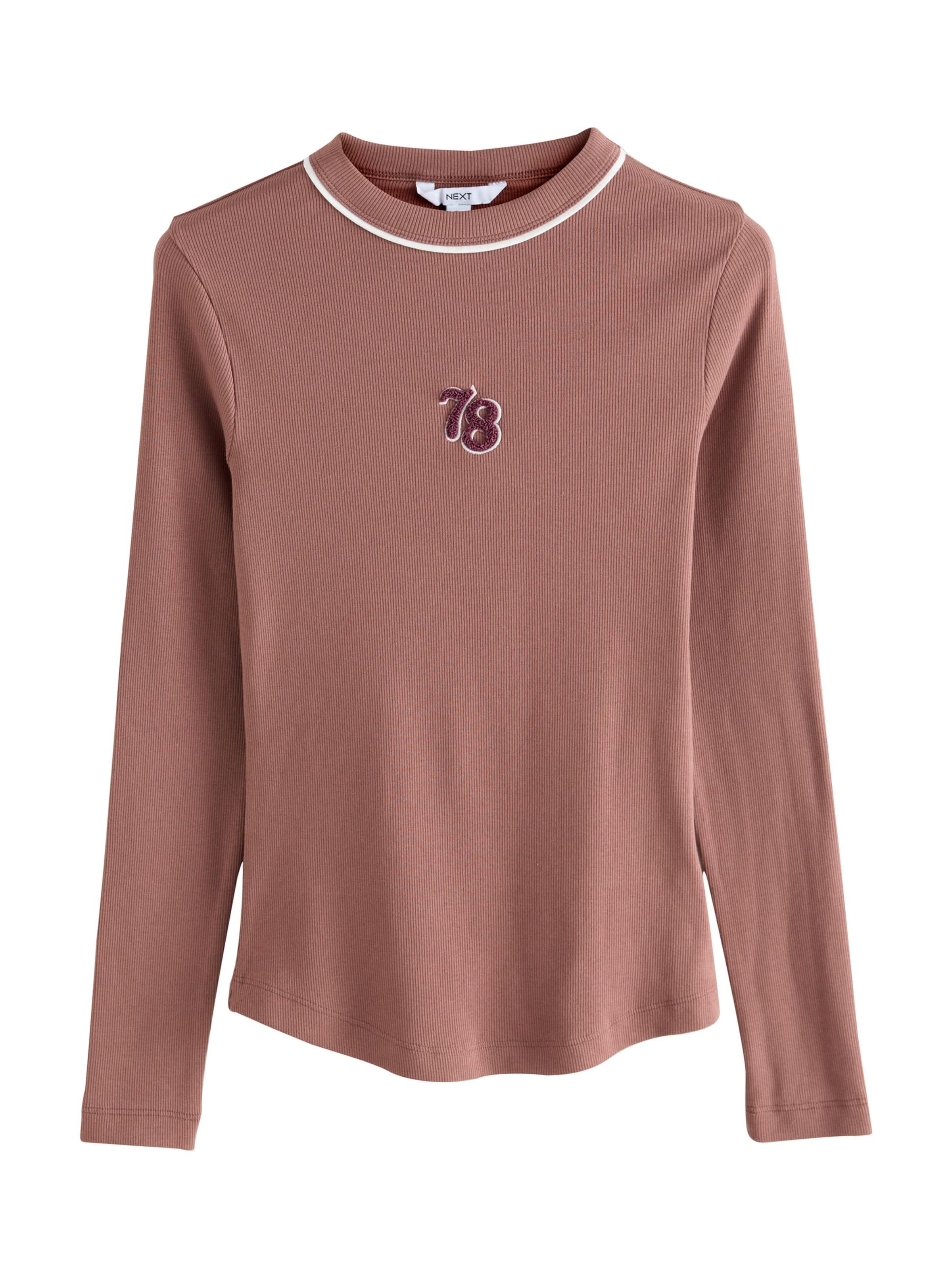 Next Футболка в Коричневый: спереди