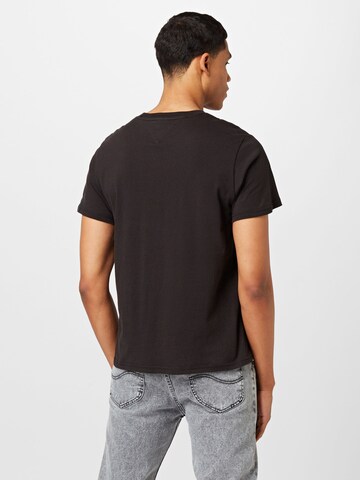 Tommy Jeans T-Shirt 'Essential' in Schwarz