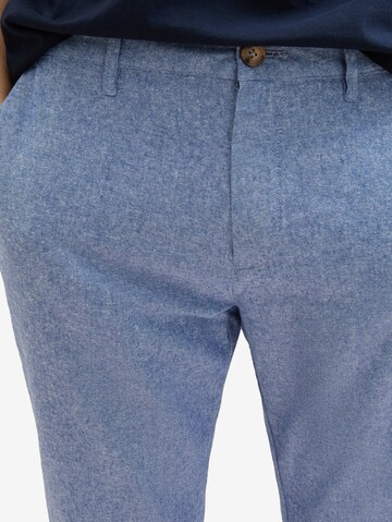 TOM TAILOR Regularen Chino hlače | modra barva