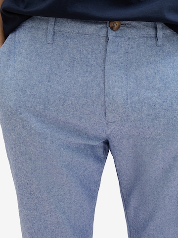 Regular Pantalon chino TOM TAILOR en bleu