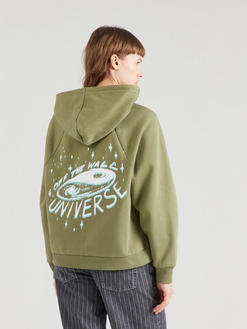 VANS Zip-Up Hoodie 'UNIVERSAL COCOON' in Green