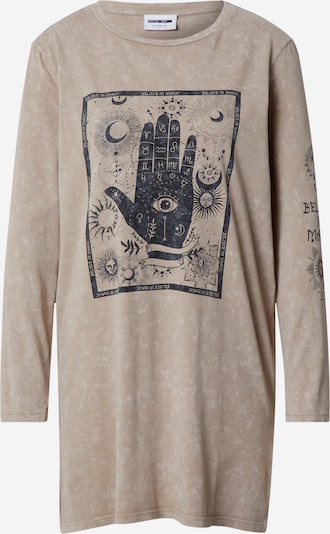 Noisy may Shirt 'Zodiac' in taupe / schwarz, Produktansicht