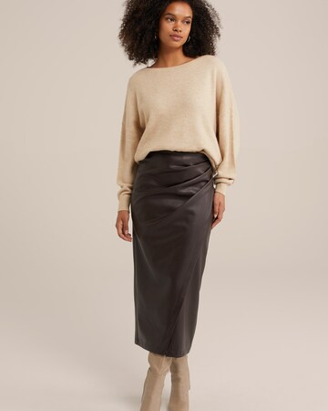 WE Fashion Pullover i beige