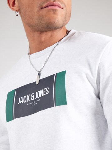 JACK & JONES Sweatshirts 'JJHAYATO' in Weiß