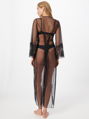 Robe de chambre 'Gladys' Hunkemöller en noir