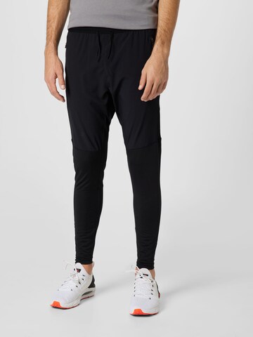 ENDURANCE Tapered Workout Pants 'Lusank' in Black: front